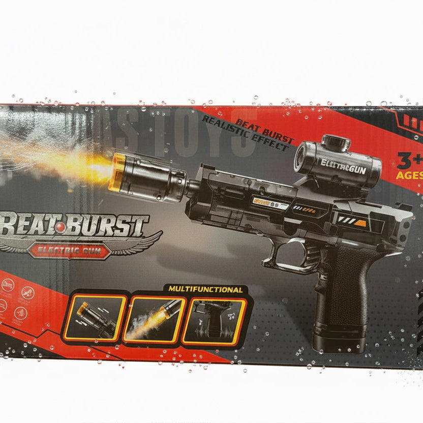 BEATBURST ELECTRIC WATER SPRAY GUN WITH DYNAMIC SOUND EFFECT BLACK VER.