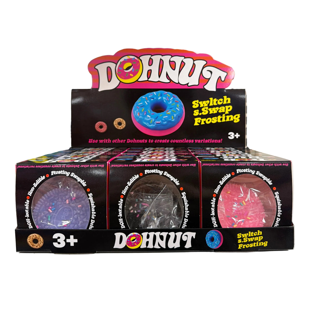 DOHNUT SWITCH SWAP FROSTING 12 PCS DISPLAY