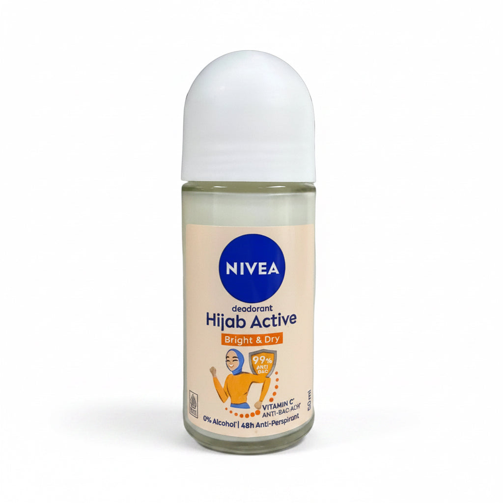 NIVEA HIJAB ACTIVE BRIGHT & DRY DEODORANT 2 PCS