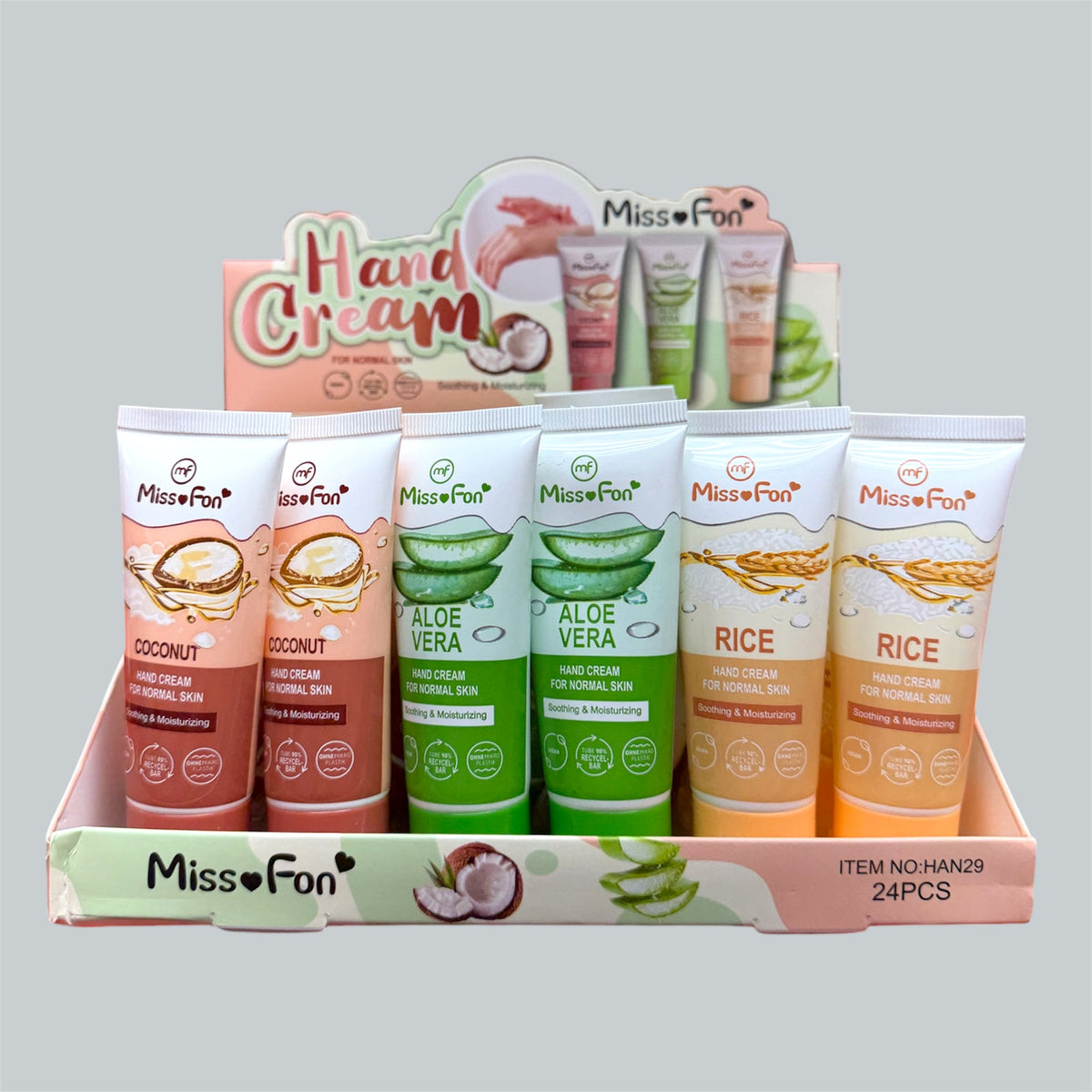 MISS FON HAND CREAM 24 PCS DISPLAY NO.HAN29