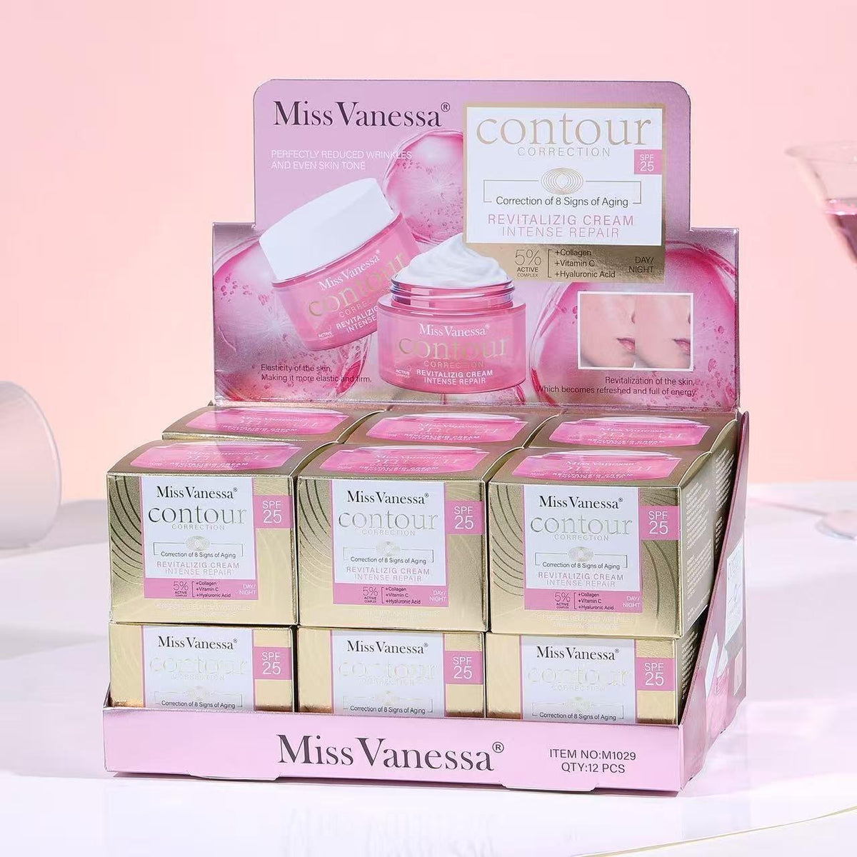 MISS VANESSA CONTOUR CORRECTION REVITALIZING CREAM 12 PCS DISPLAY