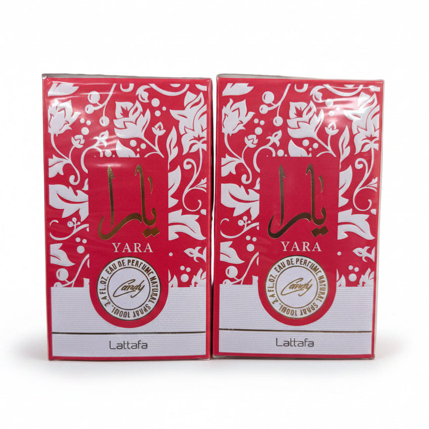 (LARGE) RED PERFUME 3.4 OUNCES 100 ML 2 PCS