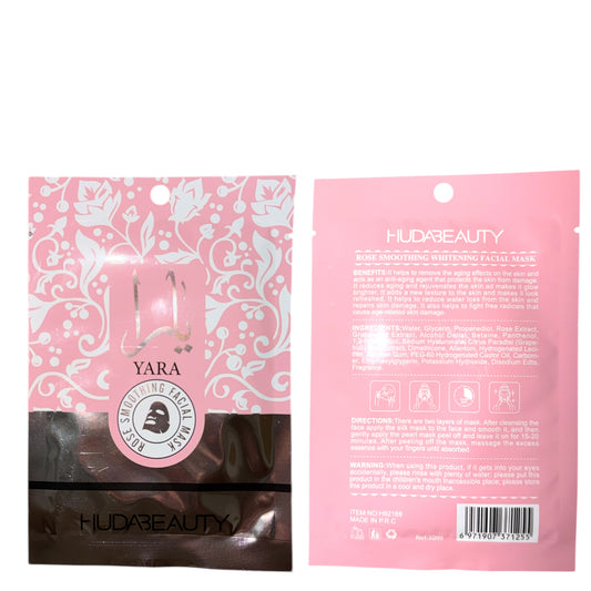 PINK ROSE SMOOTHING FACIAL MASK 10 PCS