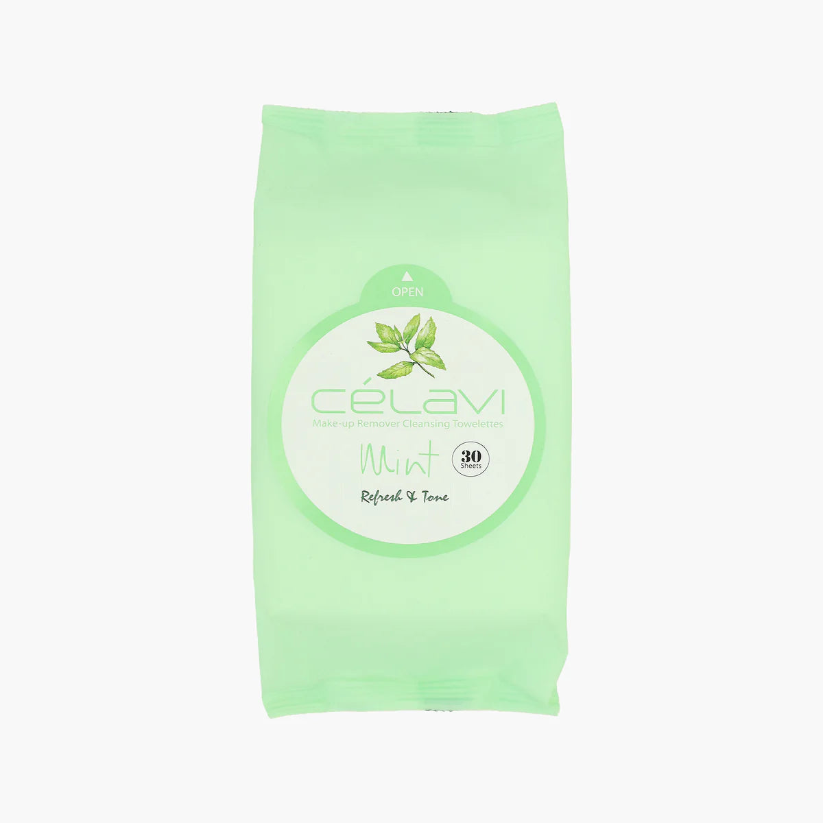 CELAVI MAKE-UP REMOVER CLEANSING TOWELETTES MINT 6PACK