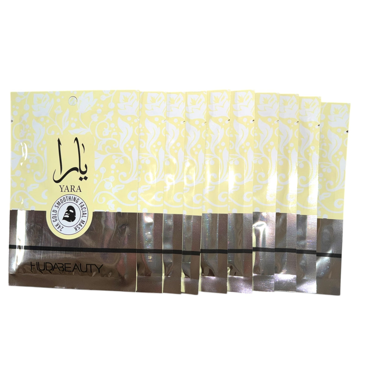 GOLD 24K GOLD SMOOTHING FACIAL MASK 10PCS