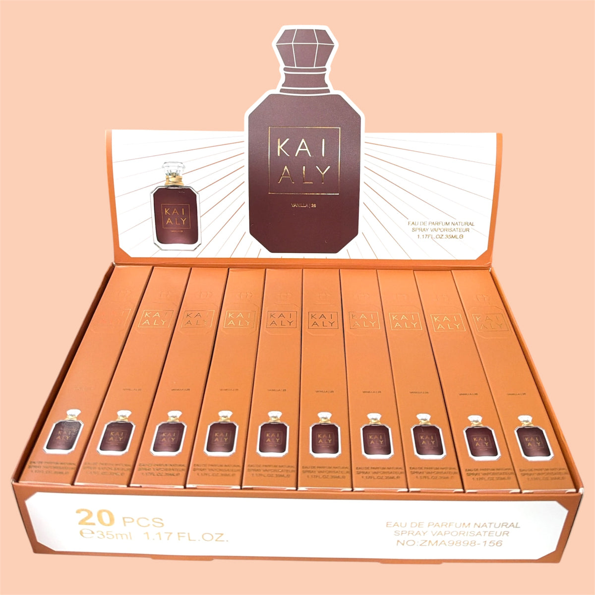 KAIALY VANILLA | 28 TRAVEL SIZE PERFUME 20 PCS 1.17FL OZ/35ML ZMA9898-156