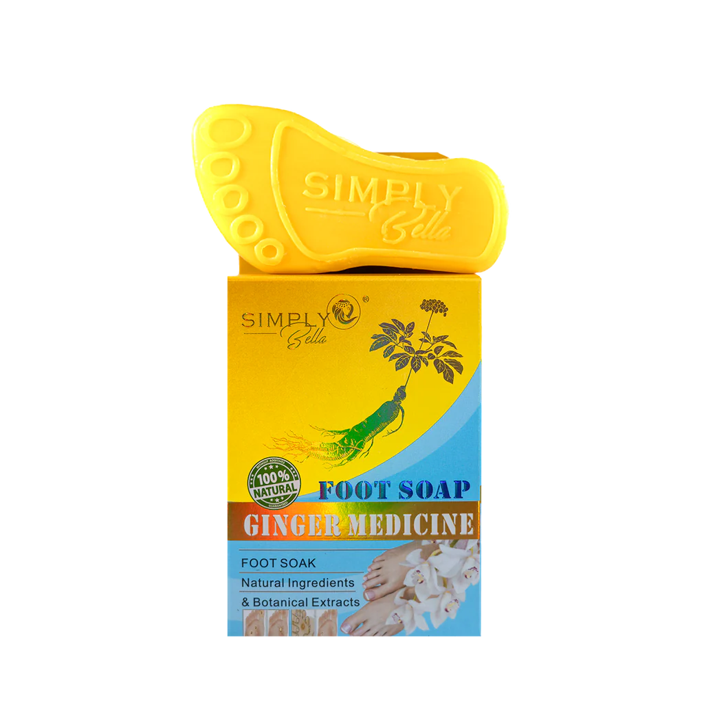 SIMPLY BELLA FOOT SOAP GINGER MEDICINE 12PCS