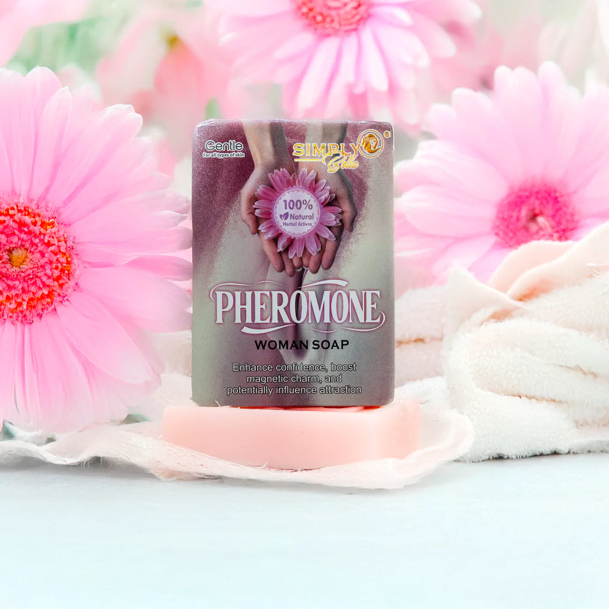 SIMPLY BELLA PHEROMONE WOMAN SOAP 12PCS