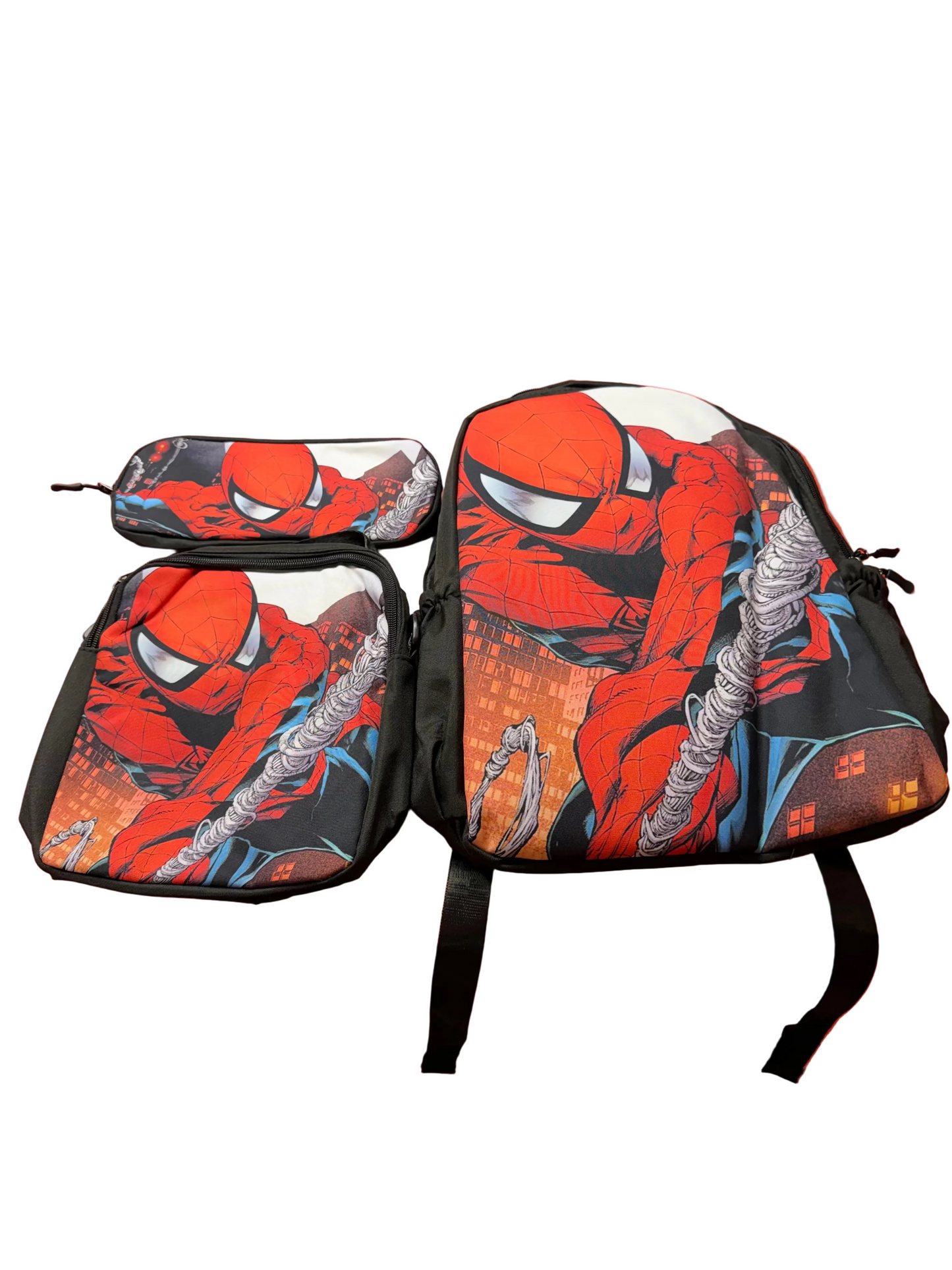SPIDER-MAN BACKPACK WITH LUNCH BAG & MINI BAG 1 PC