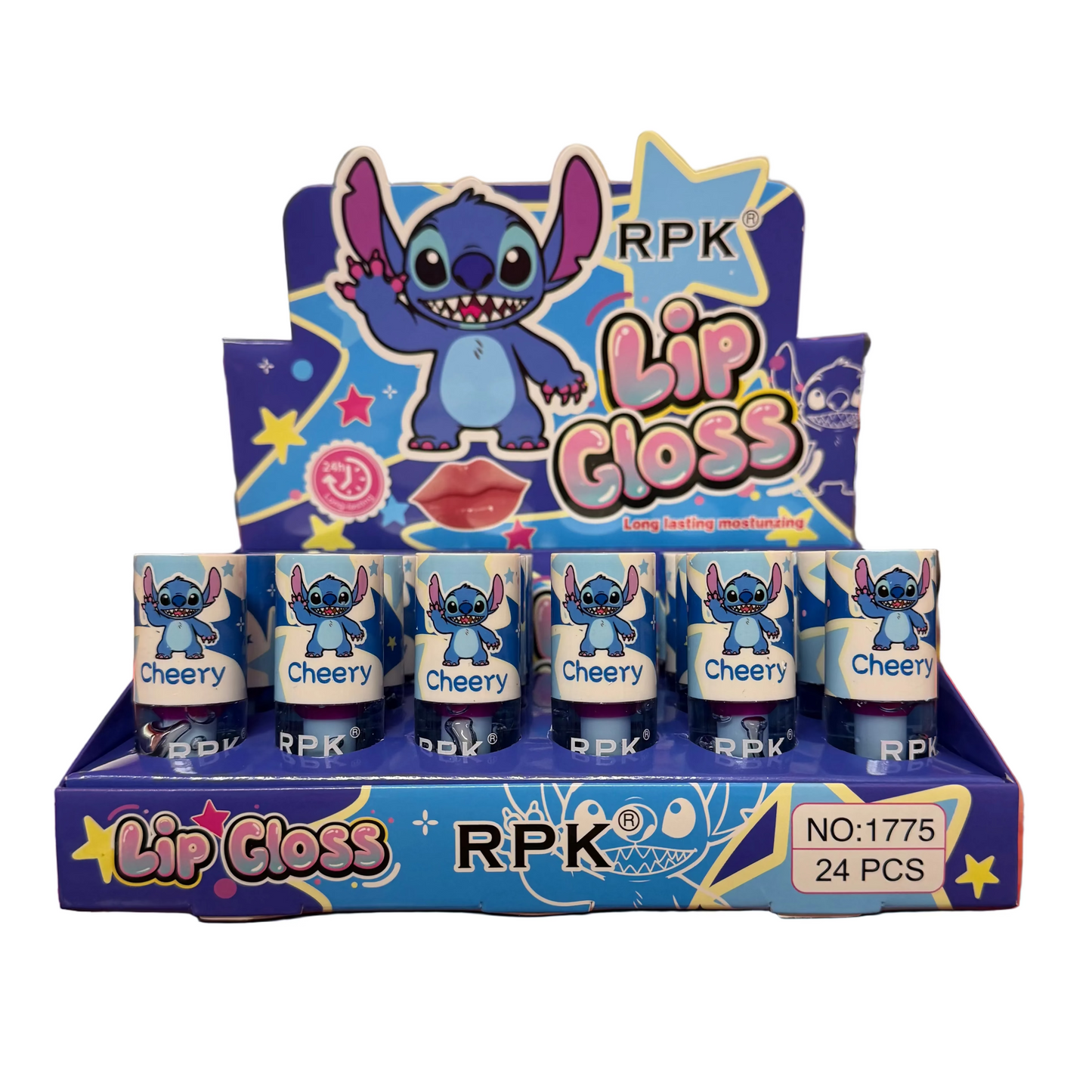 RPK LONG LASTING STITCH LIP GLOSS 24 PCS DISPLAY NO:1775