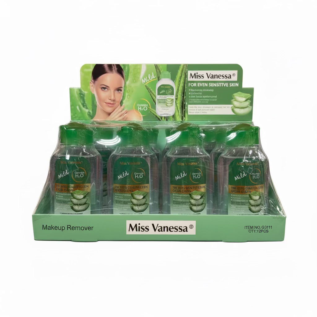 MISS VANESSA HYALURONIC ACID ALOE MAKEUP REMOVER 12 PCS DISPLAY NO.G3111