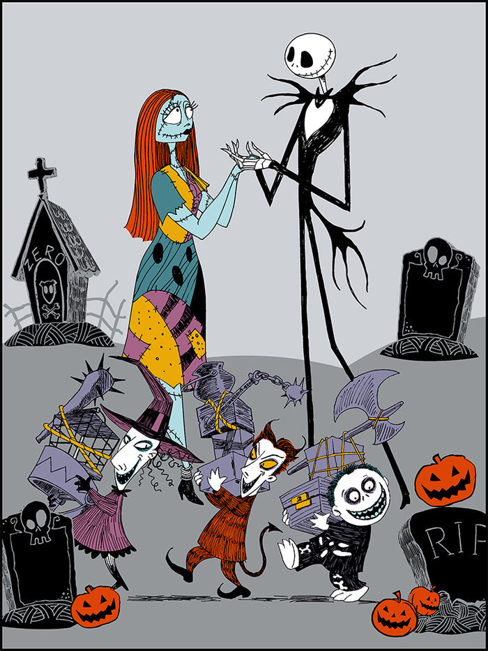 “GRAVEYARD MARCH” RACHELLE BLANKET TWIN/FULL