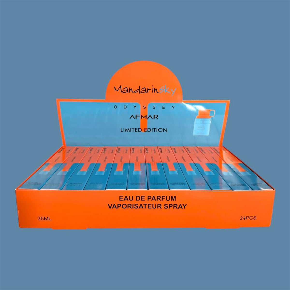 MANDARIN SKY TRAVEL SIZE PERFUME 24 PCS DISPLAY H100-031