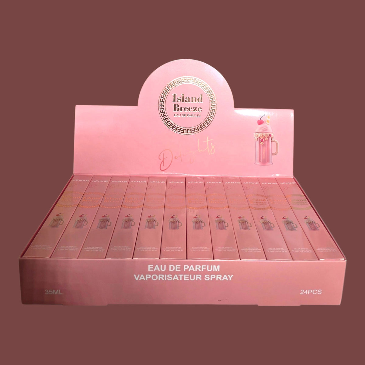 ISLAND BREEZE TRAVEL SIZE PERFUME 24 PCS DISPLAY H100-038