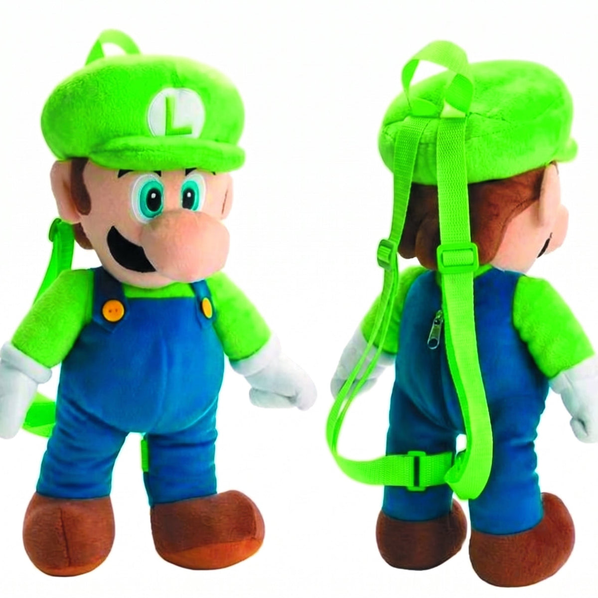 GREEN PLUMBERS PLUSHY BACKPACK 1 PC