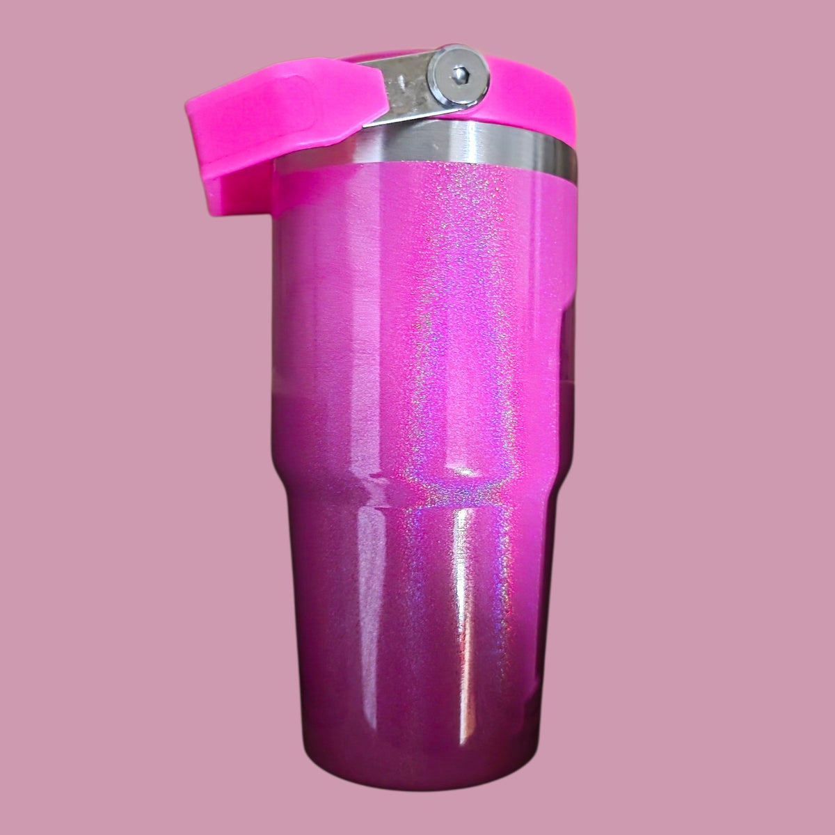 (#86) PINK S-WATER CANISTER WITH BUILT IN STRAW 20 OZ./.59 L 1 PC