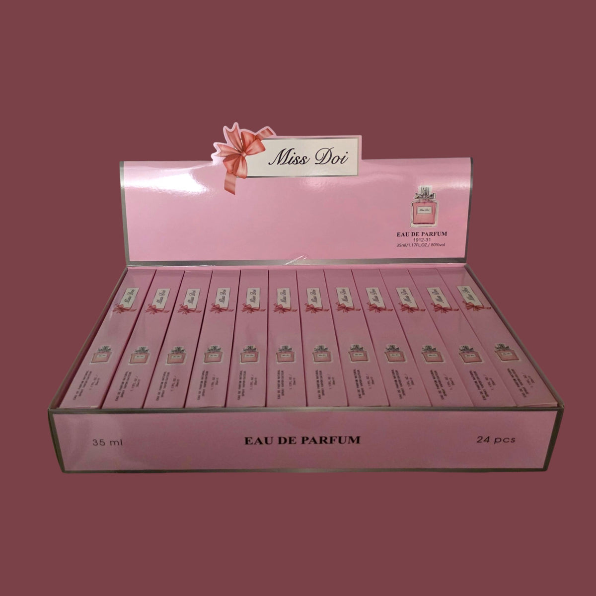 MISS DOI TRAVEL SIZE PERFUME 24 PCS DISPLAY 1912-31