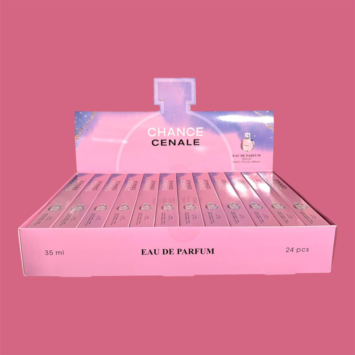 CHANCE CENALE TRAVEL SIZE PERFUME 24 PCS DISPLAY 1912-27