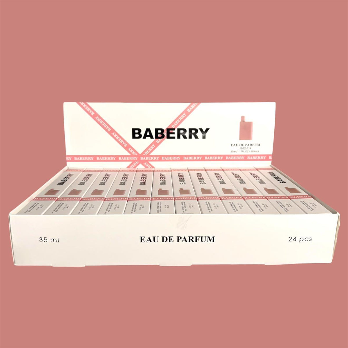 BABERRY TRAVEL SIZE PERFUME 24 PCS DISPLAY 1912-114