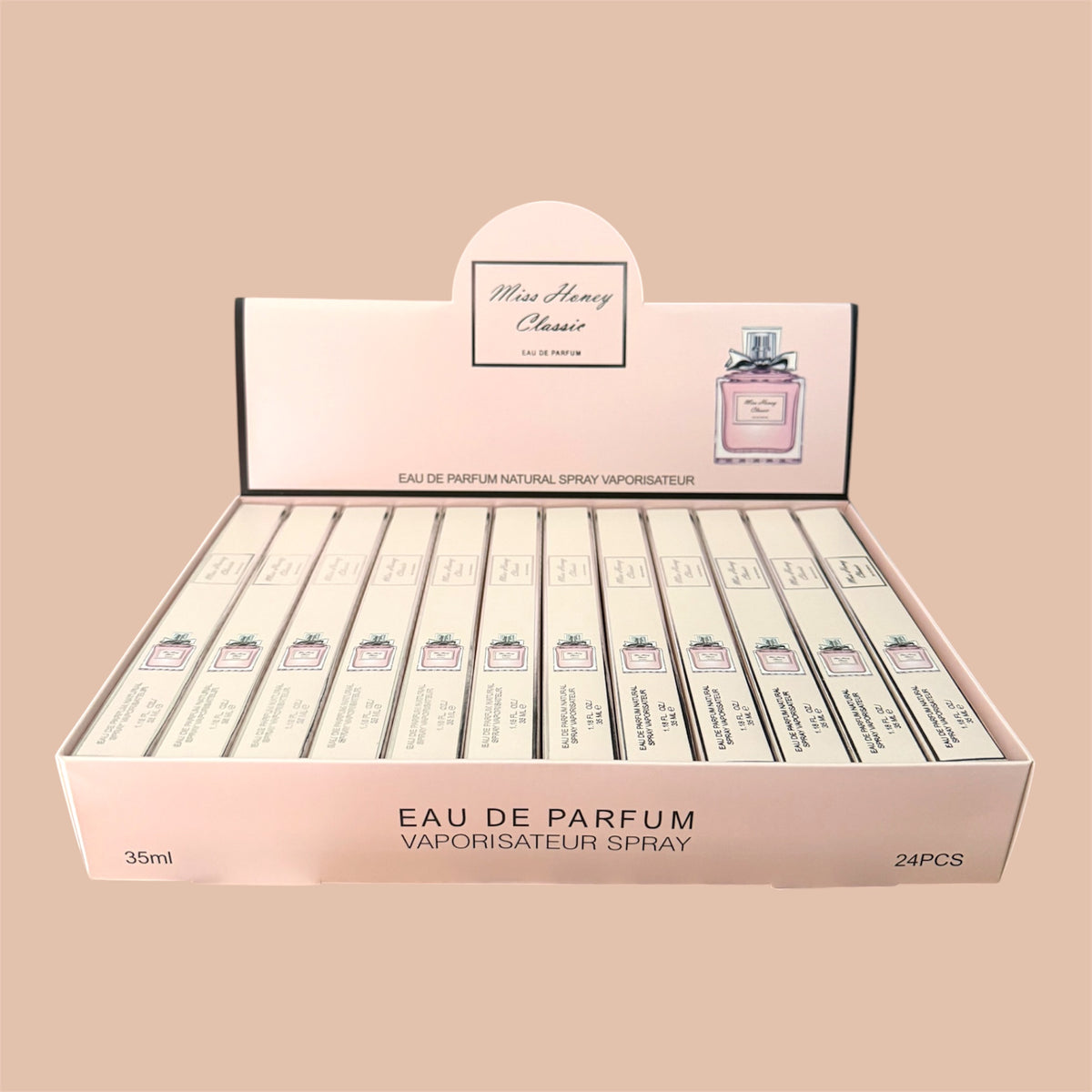 MISS HONEY TRAVEL SIZE PERFUME 24 PCS DISPLAY B100-10