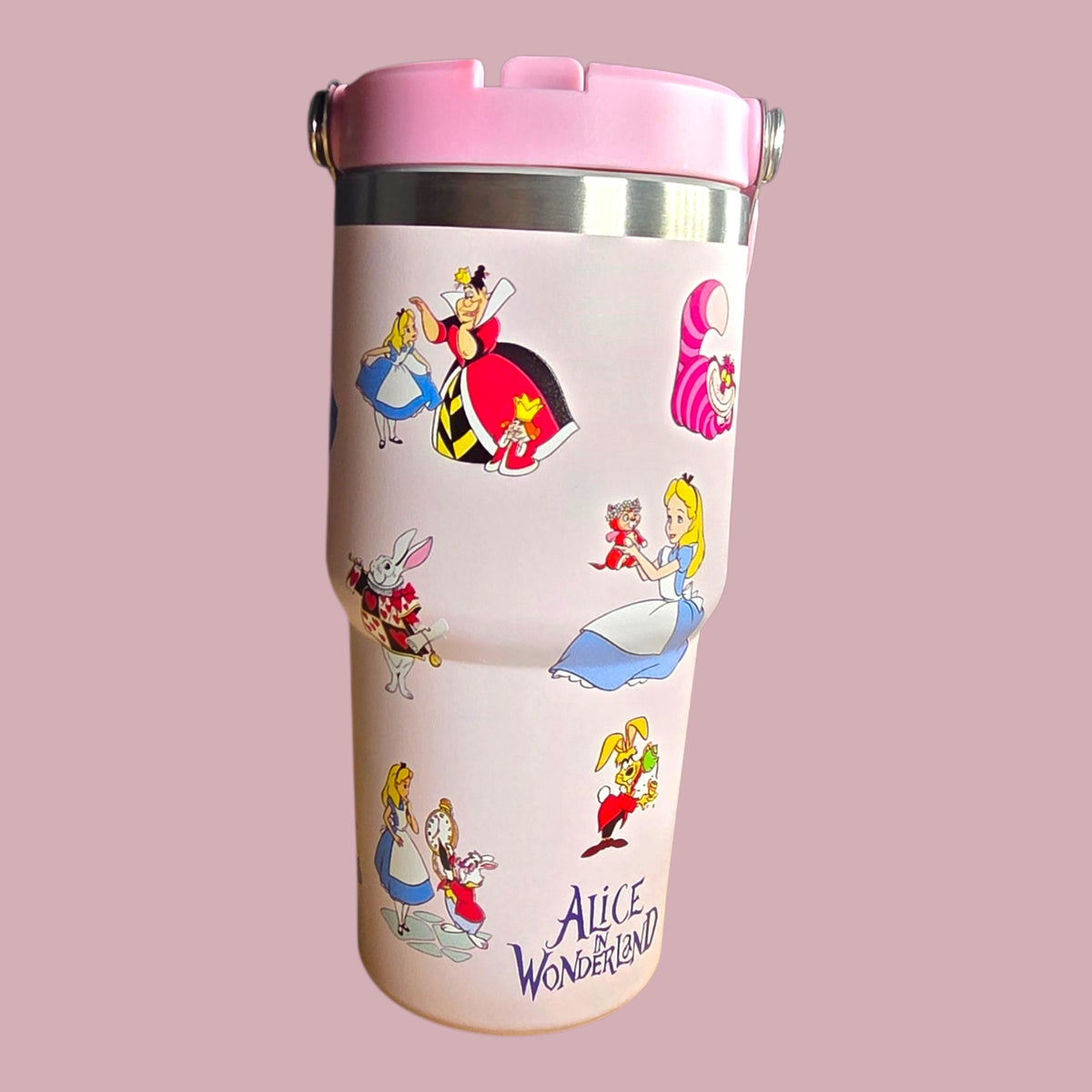 (#62) WONDERLAND S-WATER CANISTER WITH BUILT IN STRAW VER. 2, 20 OZ./.59 L 1 PC