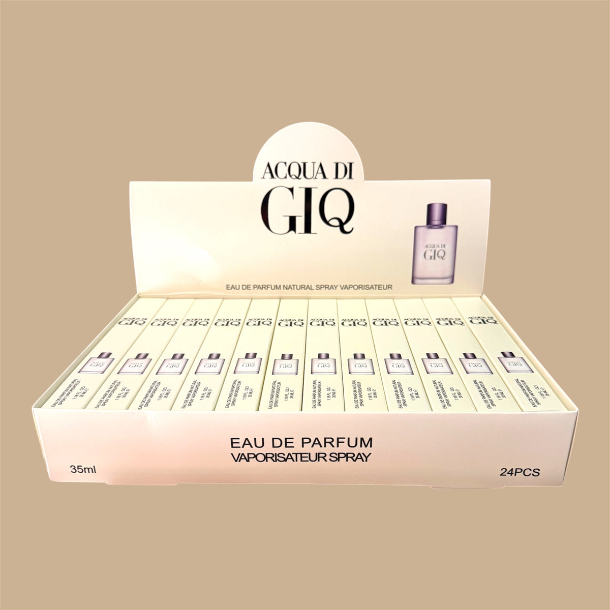 ACQUA DI GIQ TRAVEL SIZE PERFUME 24 PCS DISPLAY B100-11