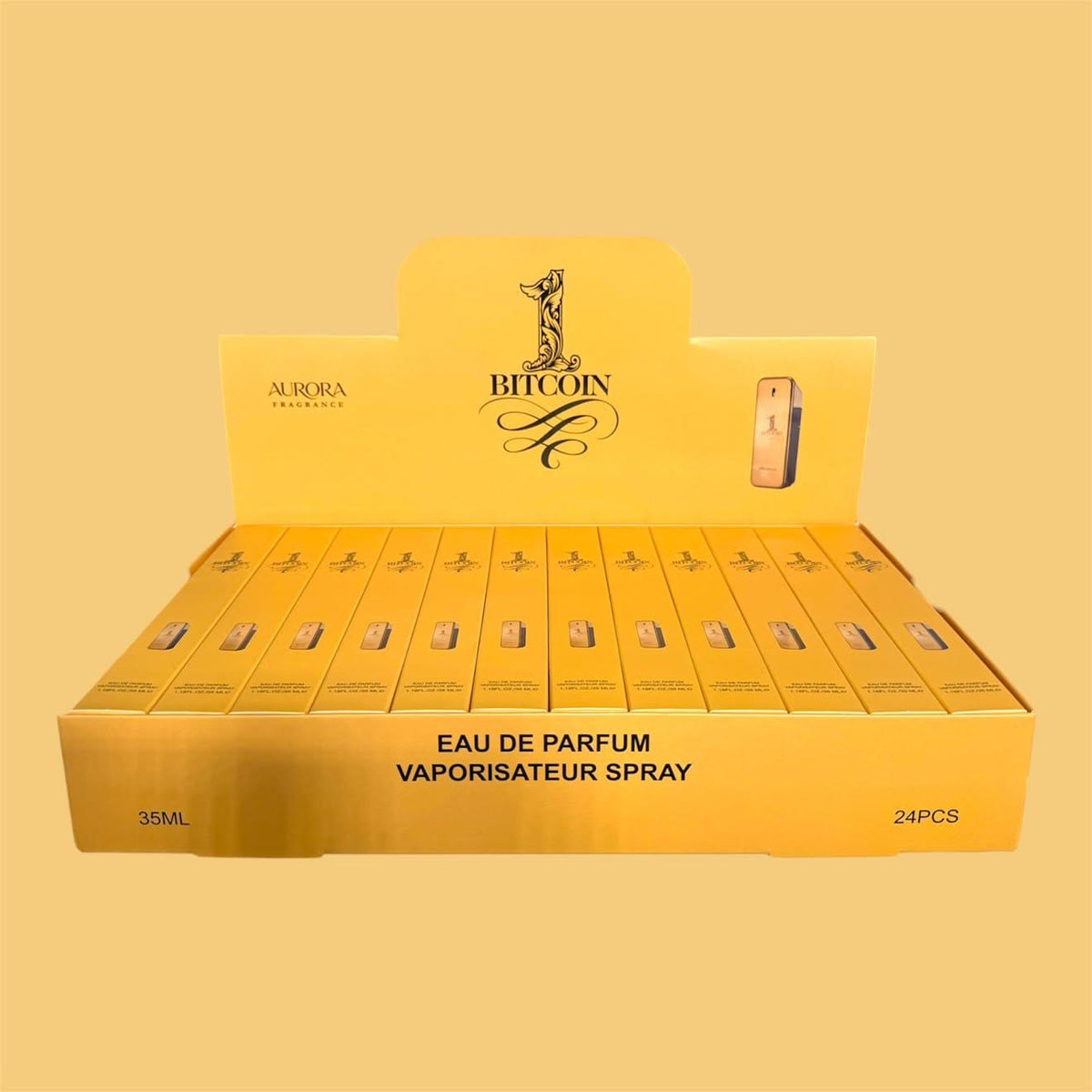 GOLD ONE TRAVEL SIZE PERFUME 24 PCS DISPLAY H101-006