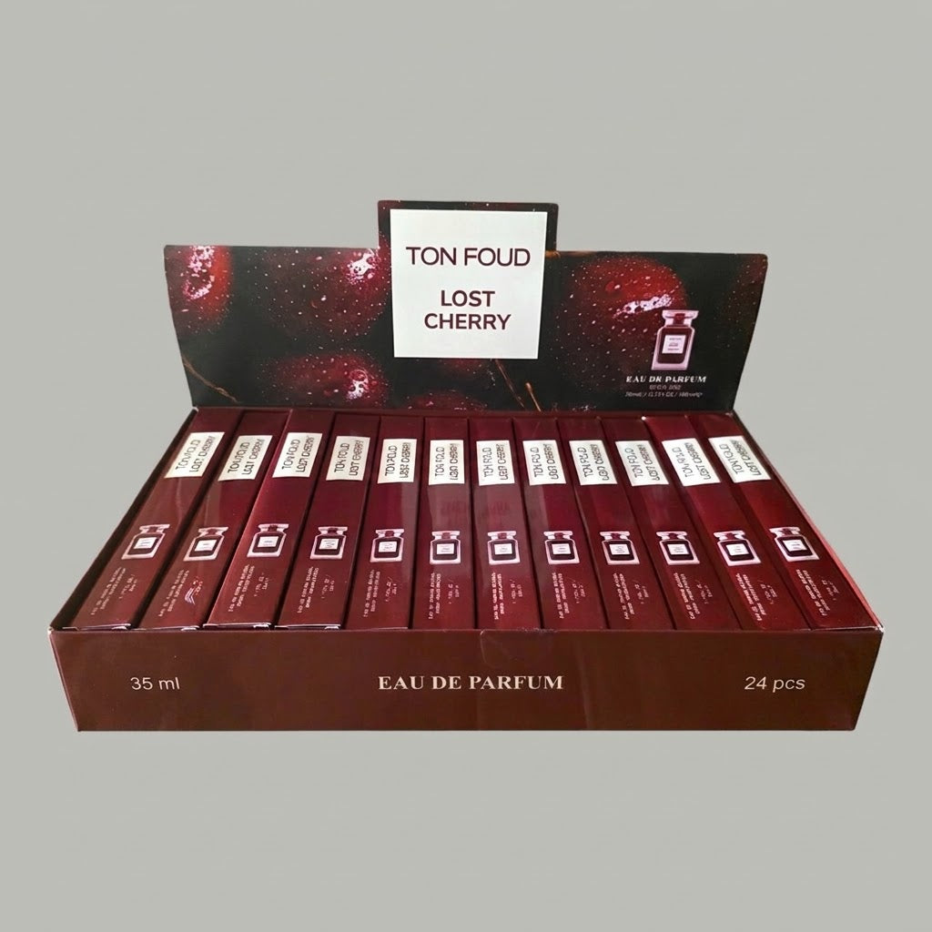 LOST CHERRY TRAVEL SIZE PERFUME 24 PCS DISPLAY 1912-156