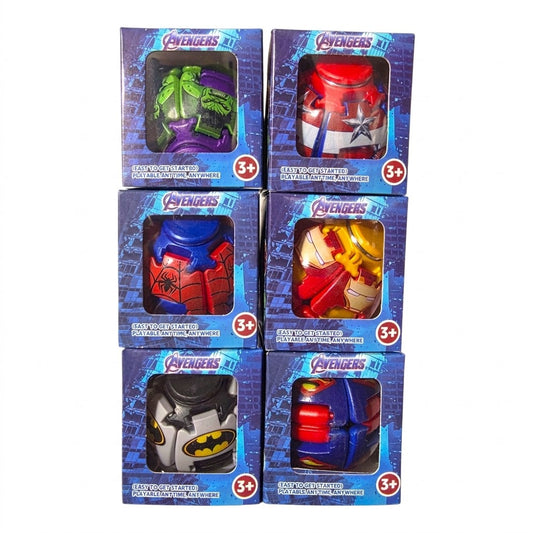 SUPER HERO SPIN FINGER TOY 12 PCS DISPLAY