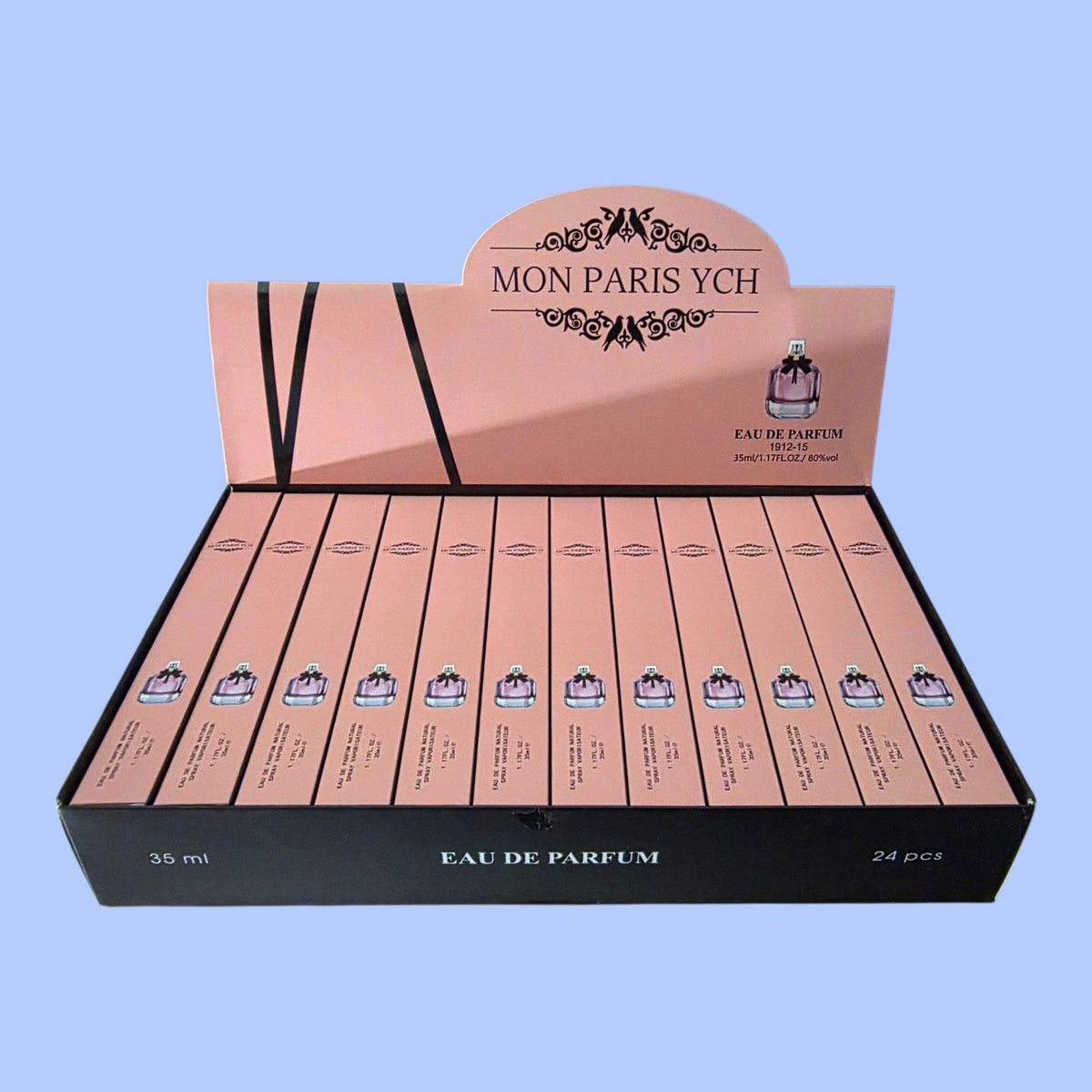MON PARIS YCH TRAVEL SIZE PERFUME 24 PCS DISPLAY 1912-15