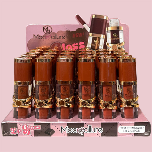 MOC❤️ALLURE LIP GLOSS WATERPROOF LONG-LASTING 24 PCS DISPLAY MOC2567