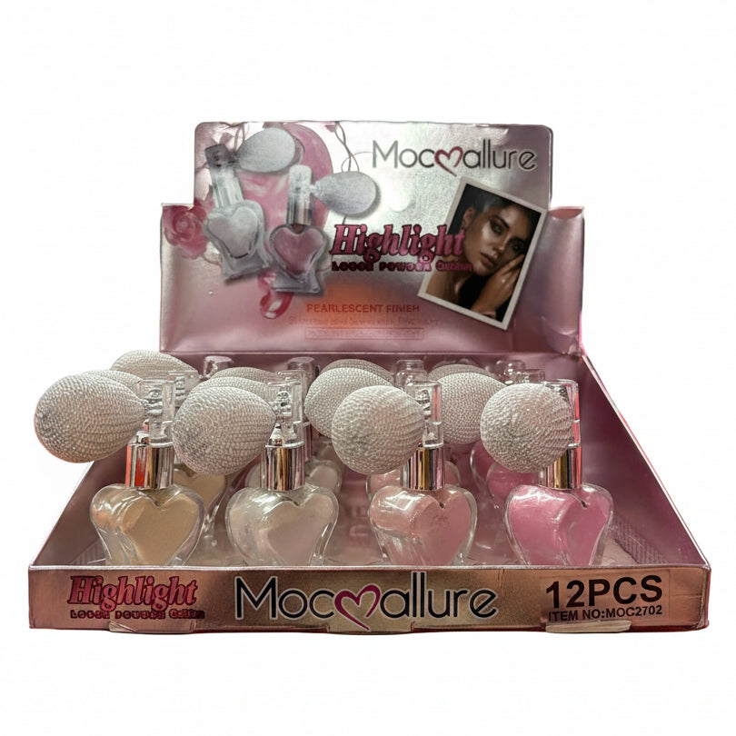 MOC❤️ALLURE HIGHLIGHT LOOSE POWDER 12 PCS DISPLAY NO.MOC2702