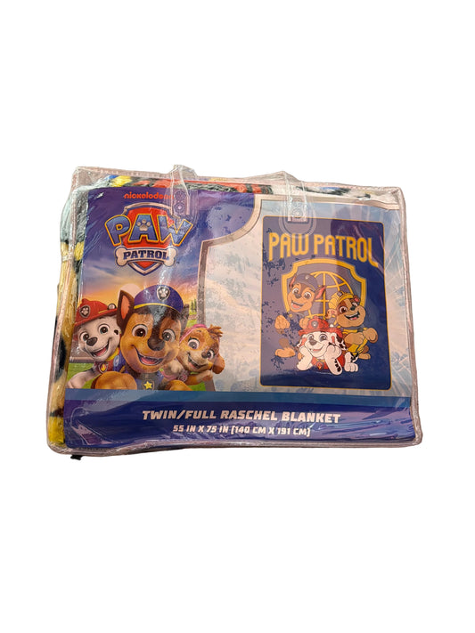 "TRIO PATROL" PAW PATROL TWIN/FULL DISNEY RACHELLE BLANKET