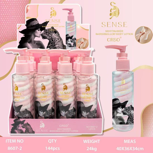 SENSE MARSHMALLOW BODY LOTION 12 PCS DISPLAY