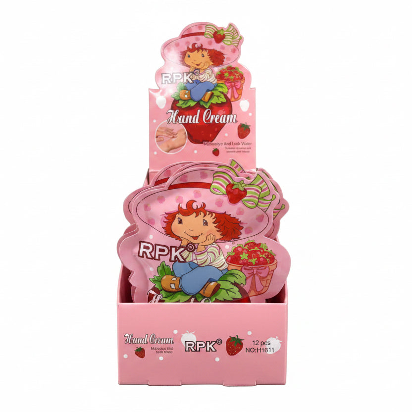 STRAWBERRY SHORTCAKE HAND CREAM 12 PCS DISPLAY