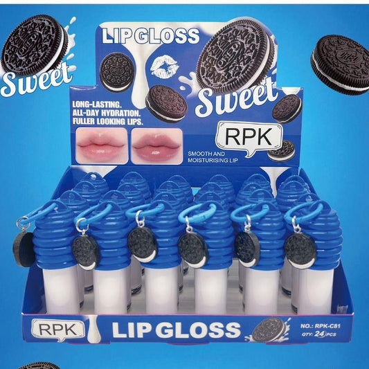 RPK SMOOTH AND MOISTURIZING LIP GLOSS 24 PCS DISPLAY NO.RPK-C81