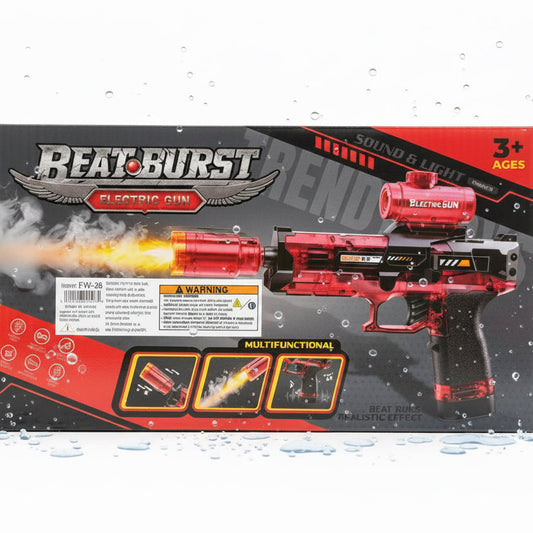 BEATBURST ELECTRIC WATER SPRAY GUN WITH DYNAMIC SOUND EFFECT RED VER.