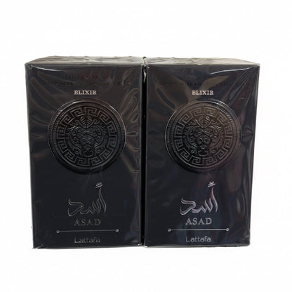 (LARGE) BLACK ELIXIR 3.4 OUNCES 100 ML 2 PCS