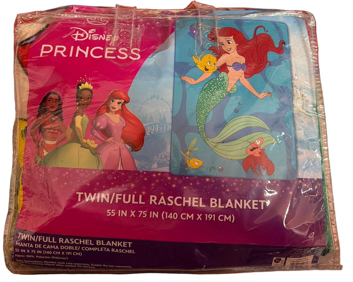 THE LITTLE MERMAID TWIN/FULL RACHELLE BLANKET