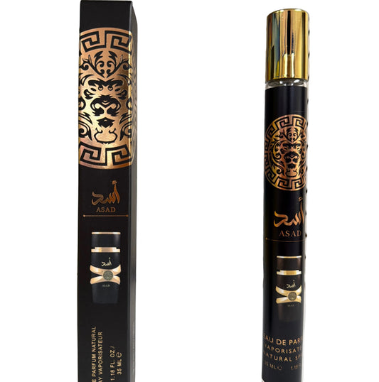 GOLD LION BLACK TRAVEL SIZE PERFUME 24 PCS DISPLAY H100-005