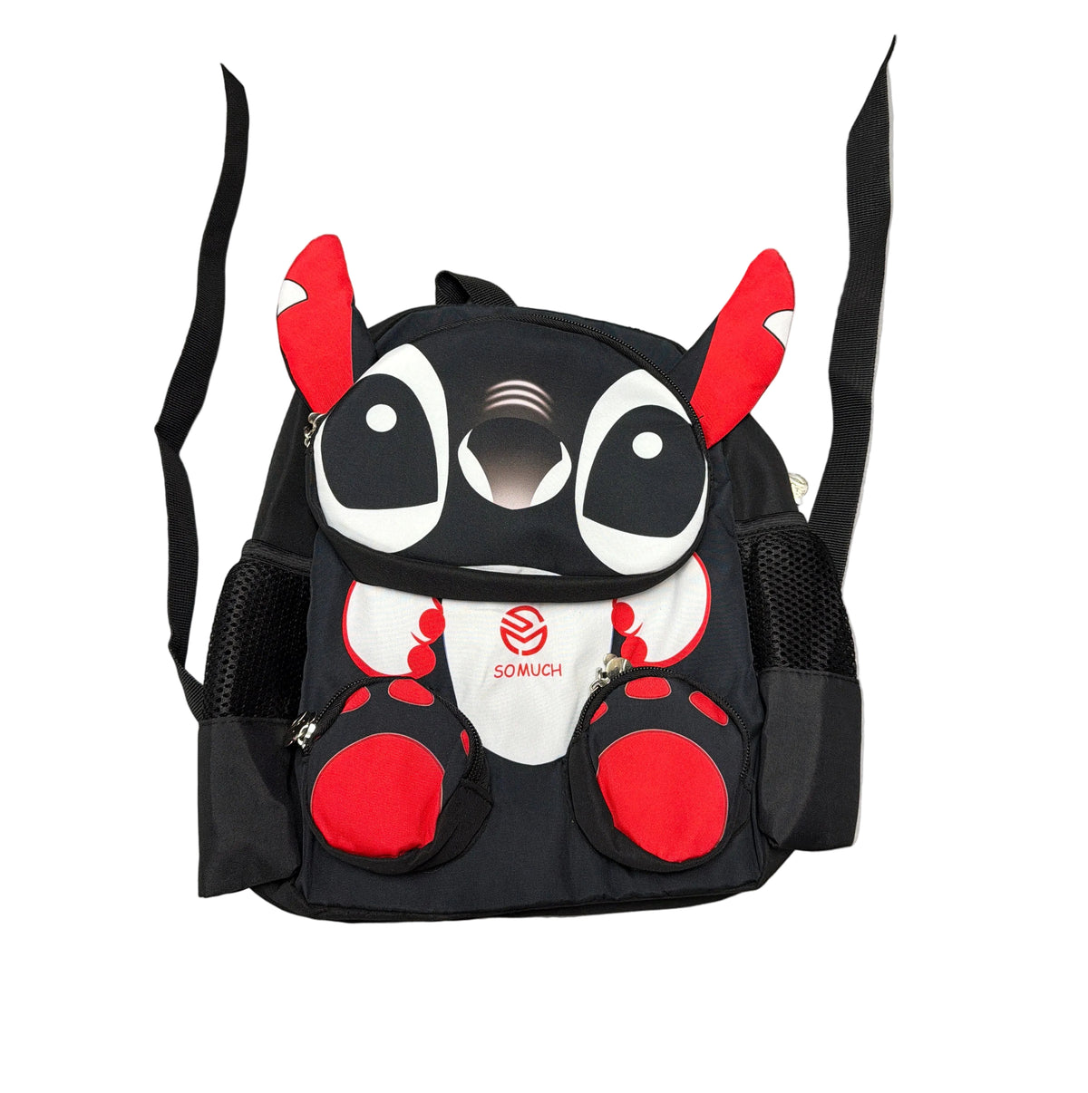 SOMUCH BLACK & RED STITCH BAG 1 PC