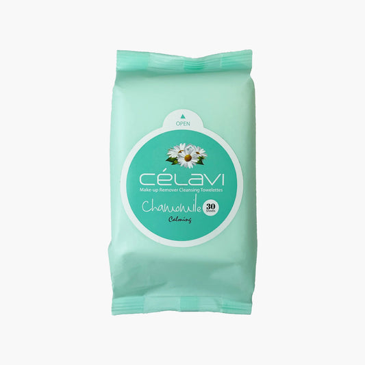 CELAVI MAKE-UP REMOVER CLEANSING TOWELETTES CHAMOMILE  6PACK