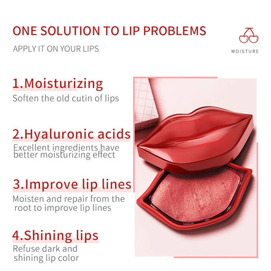 BIOAQUA CHERRY COLLAGEN MOISTURIZING LIP FILM 2 PCS