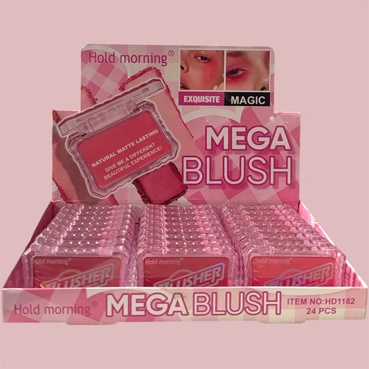 HOLD MORNING MEGA BLUSH MATTE BLUSHER 24 PCS DISPLAY HD1182