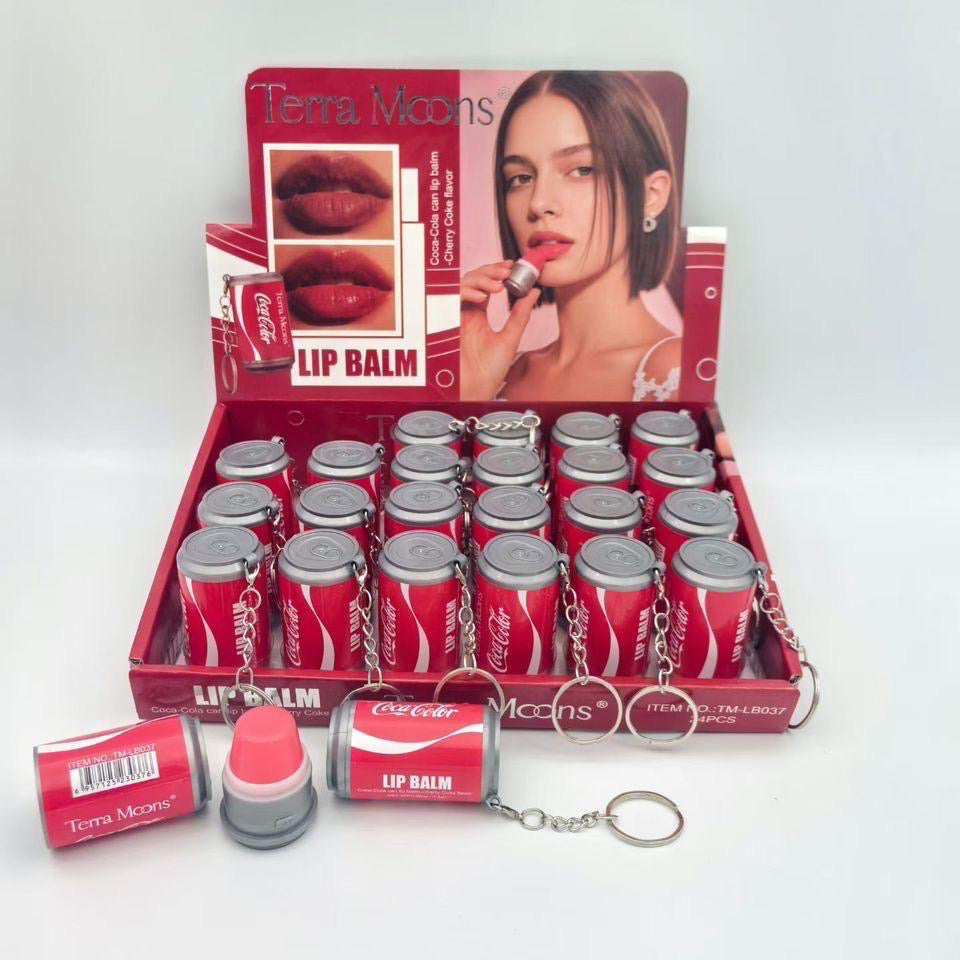 TERRA MOONS LIP BALM SODA CAN 24 PCS DISPLAY NO.TM-LB037