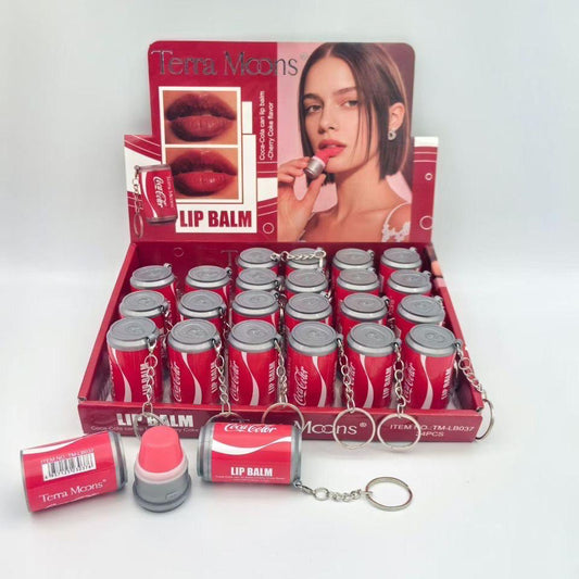 TERRA MOONS LIP BALM SODA CAN 24 PCS DISPLAY NO.TM-LB037