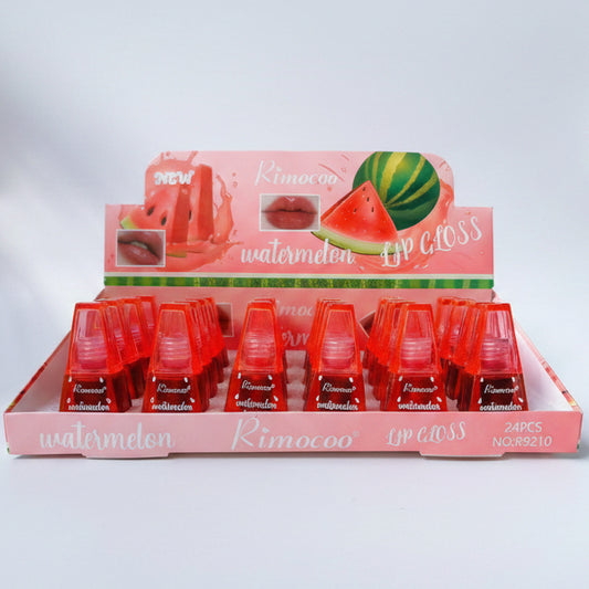 RIMOCOO WATERMELON LIP GLOSS 24PCS DISPLAY