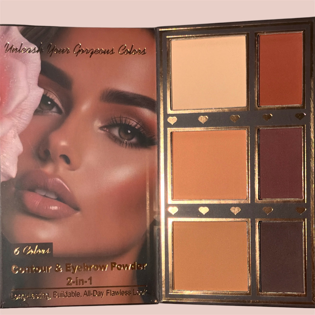 YILEYB ARTISTIC MAKEUP KIT EYESHADOW+HIGHLIGHTER+BLUSH+CONTOUR+POWDER+EYEBROW YL-229