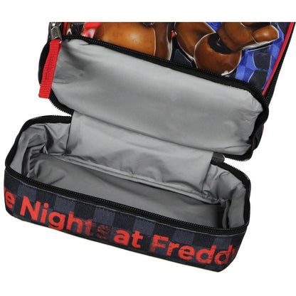 FIVE NIGHTS AT FREDDY’S DUAL COMPARTMENT INSULATED SOFT LUNCH BAG 1 PC