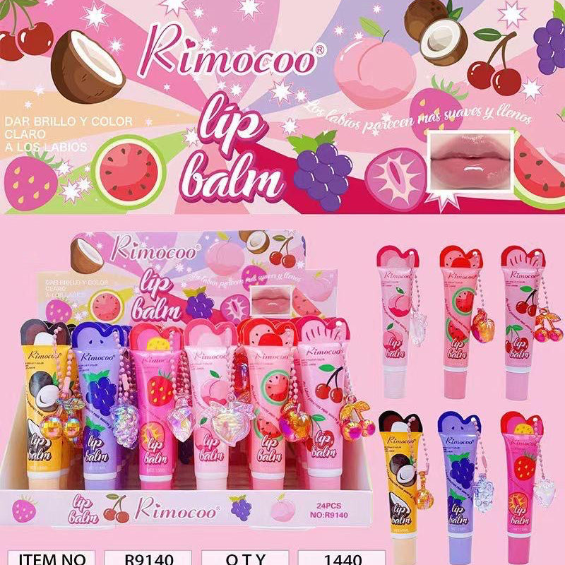 RIMOCOO FRUIT LIP BALMS 24PCS DISPLAY